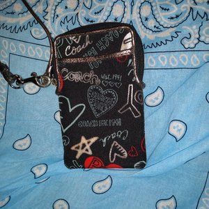 Coach poppy wristlet